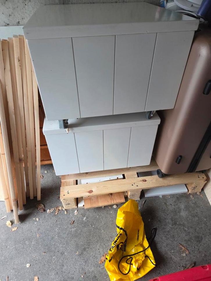 2 salontafels, Huis en Inrichting, Tafels | Salontafels, Minder dan 50 cm, 50 tot 100 cm, 50 tot 100 cm, Rond, Ophalen of Verzenden