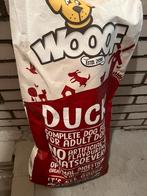 Wooof droge brokken eend +/- 16 kg., Ophalen of Verzenden, Hond