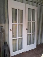 Klapdeuren hout, Doe-het-zelf en Verbouw, Ophalen, Gebruikt, Binnendeur, 200 tot 215 cm