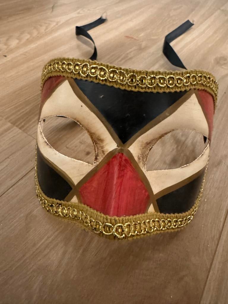 Origineel Venetiaans masker - Carnaval, Ophalen of Verzenden, Nieuw, Carnaval, Accessoires