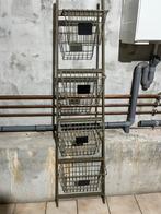 Rek met stalen mandjes, Ophalen, Zo goed als nieuw