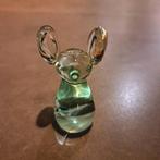 Glazen miniatuur van muis, vintage design, Ophalen of Verzenden, Gebruikt, Figuurtje