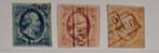 Nederland nvph nr 1.2.3, Postzegels en Munten, Postzegels | Nederland, Ophalen of Verzenden