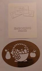 Embossing Mal - Fruitschaal, Ophalen of Verzenden, Zo goed als nieuw, Pons of Mal