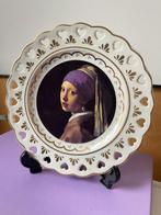 Decoratief bord Meisje met de parel van Vermeer, Huis en Inrichting, Ophalen of Verzenden, Zo goed als nieuw