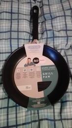 Jamie Oliver Grillpan 26 cm nieuw, Keramische plaat, Nieuw, Rvs, Koekenpan of Braadpan