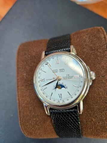 Claude meylan moonphase 39mm automatic 1221 kalender  beschikbaar voor biedingen