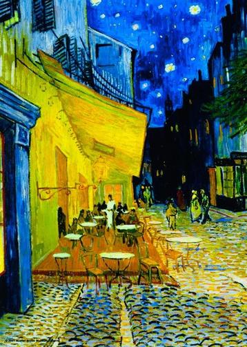 Puzzelman Vincent v. Gogh -Cafe Terras bij Nacht 1000 (SALE) beschikbaar voor biedingen