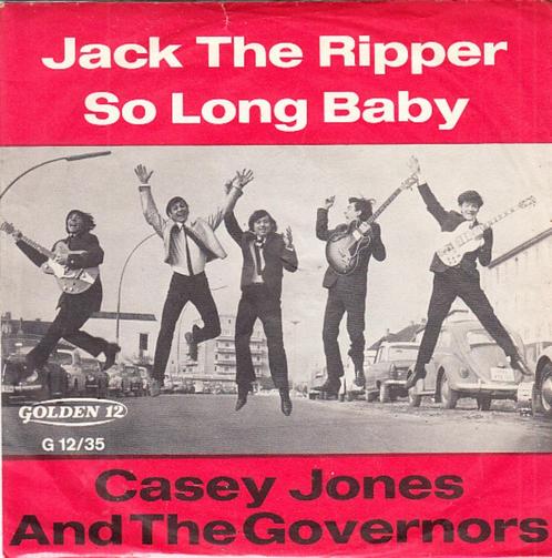 casey jones & governors - jack the ripper / so long baby, Cd's en Dvd's, Vinyl Singles, Single, Pop, 7 inch, Ophalen of Verzenden