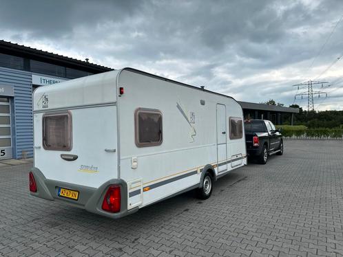 Knaus Sudwind 500, 2001, Frans bed & Rondzit, Schade !!!, Caravans en Kamperen, Caravans, Bedrijf, tot en met 4, 1000 - 1250 kg