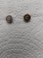 Vintage oorbellen bloem, Sieraden, Tassen en Uiterlijk, Oorbellen, Ophalen of Verzenden, Overige materialen