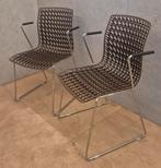 Harechair Moir – Ton Haas – set van 2 designstoelen, Huis en Inrichting, Stoelen, Kunststof, Gebruikt, Twee, Wit