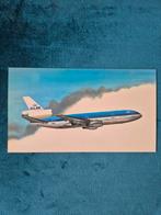 Grootformaat ansichtkaart KLM Douglas DC-10-30, Verzamelen, Luchtvaart en Vliegtuigspotten, Ophalen of Verzenden, Zo goed als nieuw
