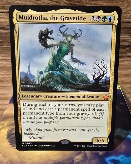 Packfresh Muldrotha, the Gravetide MTG Magic The Gathering, Hobby en Vrije tijd, Verzamelkaartspellen | Magic the Gathering, Nieuw