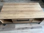 Gebruikte salontafel met lade van Woonexpress., Huis en Inrichting, Ophalen, Gebruikt, Bruin, Laminaat