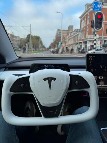 Tesla Yoke Steering wheel Model 3 /Y stuurwiel niew like new beschikbaar voor biedingen