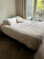 Twijfelaar bed 140x200cm, Ophalen, Overige materialen, Gebruikt, Zwart