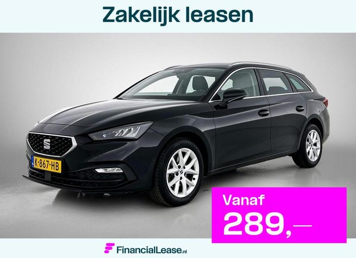 SEAT Leon Sportstourer 1.5 TSI Style Launch Edition 130 PK |, Auto's, Seat, Bedrijf, Lease, Financial lease, Leon, ABS, Achteruitrijcamera