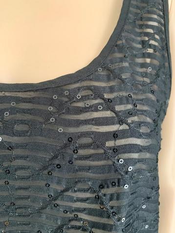 E161 Vero Moda maat S=36 blouse blousje top zwart beschikbaar voor biedingen