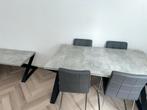 Zo goed als nieuwe tafelset: salon-, eet- + 6 stoelen, Huis en Inrichting, Tafels | Eettafels, Ophalen, 100 tot 150 cm, Zo goed als nieuw