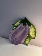 Vintage Portugese aubergine pannen onderzetter, *, Pot of Pan, *, Ophalen of Verzenden