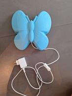 Blauwe vlinder wandlamp - Zo goed als nieuw!, Ophalen, Zo goed als nieuw, Lamp