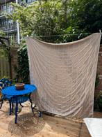 Gordijn 1,75 breed, 1.80 hoog, Ophalen of Verzenden, Zo goed als nieuw, Beige