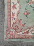 Handgeknoopt aubusson tapijt mint groen floral 159x228cm, Huis en Inrichting, 200 cm of meer, 150 tot 200 cm, Overige kleuren