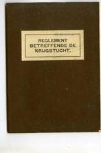 boekje =reglement betreffende de krijgstucht, Ophalen of Verzenden, Marine, Nederland, Boek of Tijdschrift