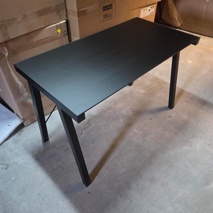 Bureau Typhoon Zwart Glas Metaal van Bendt, Huis en Inrichting, Bureaus, Nieuw, Ophalen