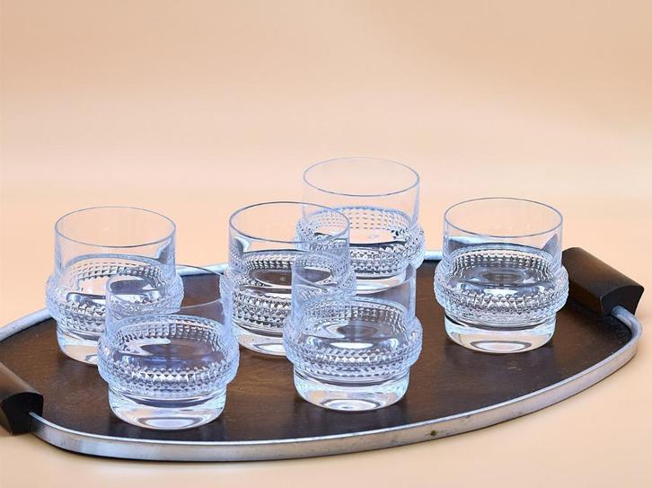 Originele Peill & Putzler Glazen Set (6 stuks) –jaren 60, Antiek en Kunst, Antiek | Glas en Kristal, Ophalen of Verzenden