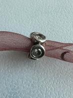 Pandora spacer met zirkonia steentjes., Gebruikt, Pandora, Ophalen of Verzenden, 1 bedel