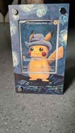 Pikachu van Gogh kaart houder, Hobby en Vrije tijd, Verzamelkaartspellen | Pokémon, Nieuw, Ophalen of Verzenden, Losse kaart