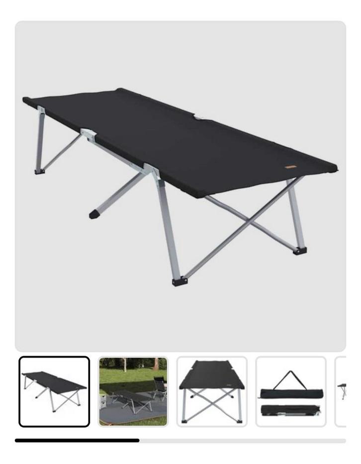 3 Nieuwe Veldbedden/ Kampeerbedden. prijs per stuk., Caravans en Kamperen, Luchtbedden, Nieuw, 1-persoons, Ophalen