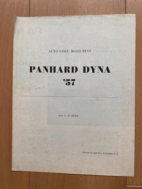 Panhard Dyna Roadtest uit 1957, Boeken, Auto's | Folders en Tijdschriften, Gelezen, Citroën, Verzenden