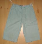 Girls linnen 3/4 broek maat 110. Met knoopelastiek, Broek, Gebruikt, Meisje, Ophalen of Verzenden
