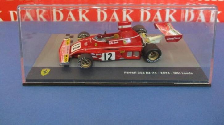 39562: Ferrari 312 B3-74 - Niki Lauda - 1974 - Atlas 1:43, Hobby en Vrije tijd, Modelauto's | 1:43, Zo goed als nieuw, Auto, Overige merken