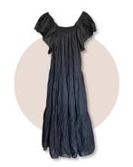 * Devotion * NIEUW maxi dress, lange jurk, zomerjurk., Kleding | Dames, Jurken, Zwart, Ophalen of Verzenden, Maat 36 (S), Onder de knie