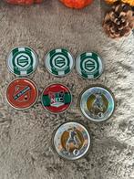 Voetbal Buttons - FC Groningen, Volendam, NEC, Verzamelen, Ophalen of Verzenden, Gebruikt, Sport, Button