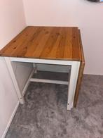 Houte uitklapbare tafel!, Huis en Inrichting, Ophalen, Zo goed als nieuw, Rechthoekig, 50 tot 100 cm