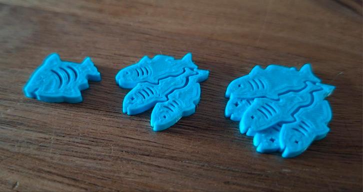 The Isle Of Cats vis tokens, Hobby en Vrije tijd, Gezelschapsspellen | Bordspellen, Nieuw, Ophalen of Verzenden