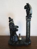 tovenaar dark wizard, warlock gargoyle luxe brons goud-kleur, Ophalen of Verzenden, Nieuw, Beeldje of Poppetje