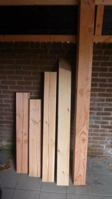 houten balk, tuinhuis, overkapping, douglas balk, hout beschikbaar voor biedingen