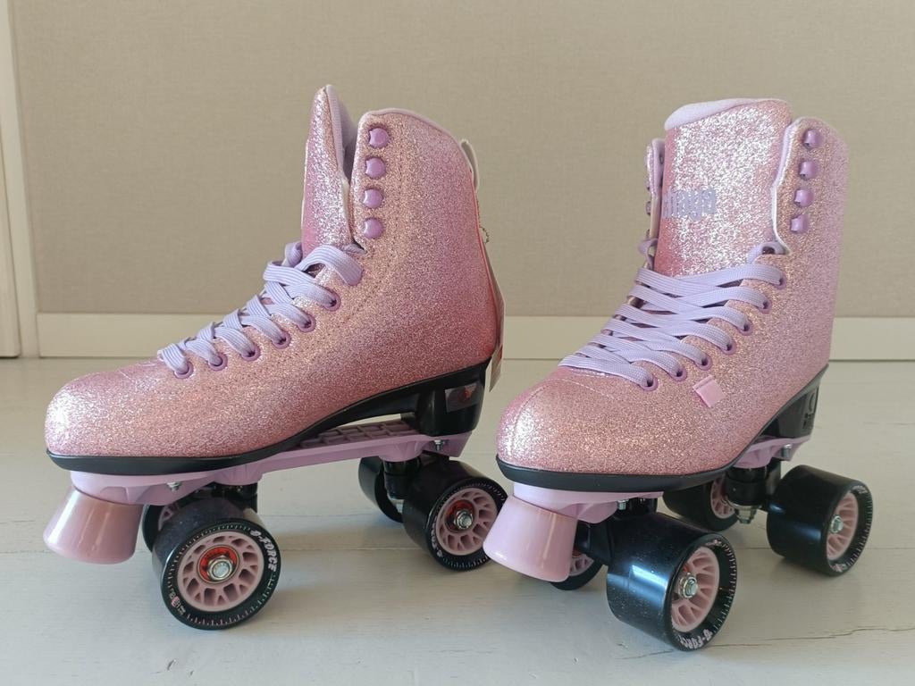 Chaya rolschaatsen (skates) - glitter roze NIEUW!, Verstelbaar, Overige typen, Nieuw, Kinderen