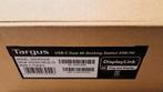 Targus Dockingstation USB-C DUAL 4K 65W PD, Ophalen of Verzenden, Nieuw
