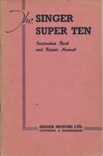 Singer Ten manual Auto reparatie onderhoud gebruik, Ophalen of Verzenden