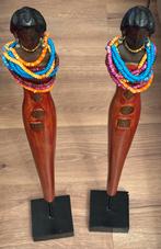 Afrikaanse vrouwen beelden /afrikaans dekoratie figuur, Antiek en Kunst, Ophalen of Verzenden