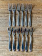 12 Vintage Gero Zilmeta 755 gebaksvorkjes taartvorkjes, Antiek en Kunst, Ophalen of Verzenden