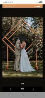 Grote hexagon houten backdrop bruiloft, Ophalen, Zo goed als nieuw, Versiering, Geboorte of Huwelijk
