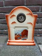 Oude porseleinen tafelklok, Ophalen of Verzenden